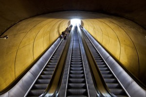 Dupont Metro station escalators